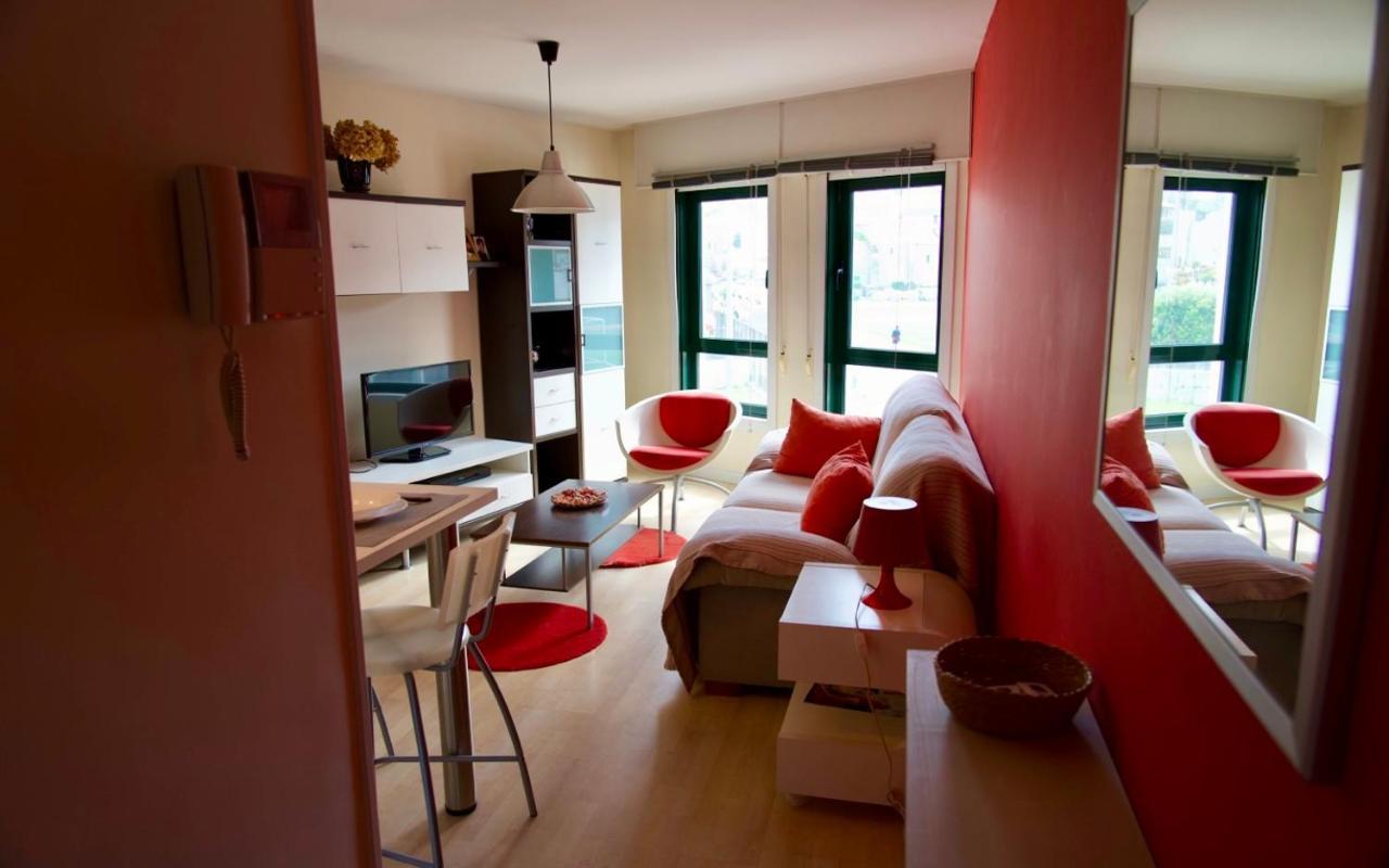 Acogedor Piso En Baiona Con Garaje Apartment Exterior foto